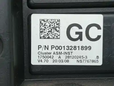 Pezzo di ricambio per auto di seconda mano pannello degli strumenti per opel corsa d cmon riferimenti oem iam 13281899  