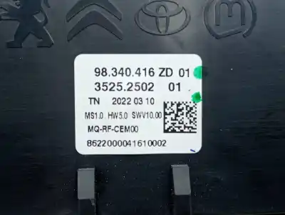Автозапчасти б/у климат-контроль за peugeot rifter style standard ссылки oem iam 98340416zd  