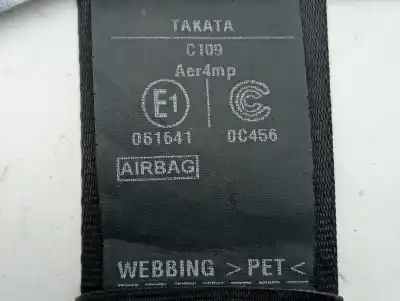 Second-hand car spare part front right seat belt for citroen jumpy fugón confort m oem iam references 98083793  308600410-aa