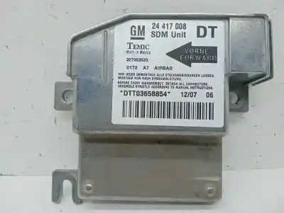 Peça sobressalente para automóvel em segunda mão centralina de airbag por opel combo tour cosmo referências oem iam 24417008