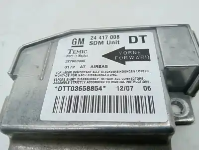 Second-hand car spare part airbag control unit for opel combo tour cosmo oem iam references 24417008  