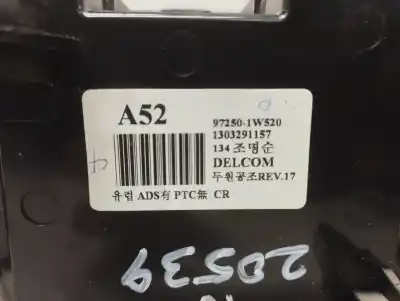 Pièce détachée automobile d'occasion commande de climatisation / chauffage pour kia rio basic références oem iam 972501w520  