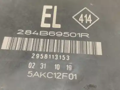 Second-hand car spare part fuse box unit for renault kadjar zen oem iam references 284b69501r  