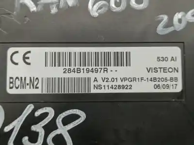 Pezzo di ricambio per auto di seconda mano modulo elettronico per renault kangoo profesional riferimenti oem iam 284b19497r  
