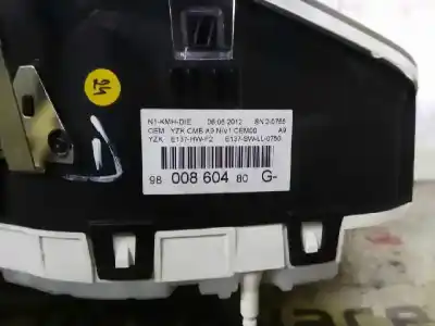 Peça sobressalente para automóvel em segunda mão quadrante por peugeot 208 access referências oem iam 9800860480g  