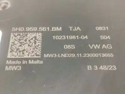 Peça sobressalente para automóvel em segunda mão luz interior por cupra formentor (km7) basis referências oem iam 5h0959561  