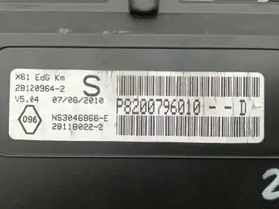 Second-hand car spare part dashboard for renault kangoo dynamique oem iam references 8200796010d  