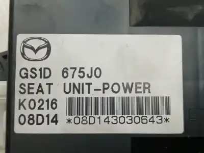 Second-hand car spare part electronic module for mazda 6 lim. (gh) 2.0 crtd 140cv active oem iam references gs1d675j0  