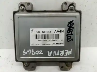 Second-hand car spare part ecu engine control for opel meriva enjoy oem iam references 12647212