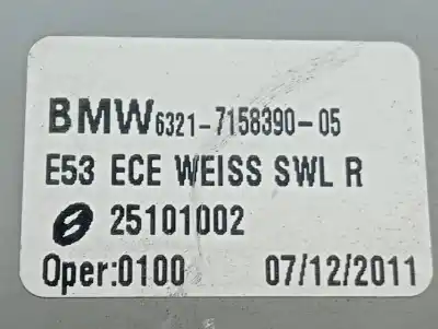 Second-hand car spare part right tailgate light for bmw x5 (e53) 3.0d oem iam references 63217158390  