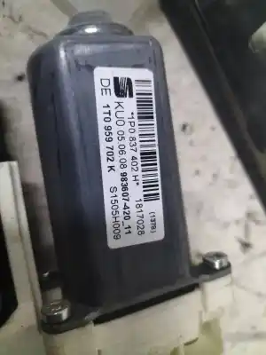 Автозапчастина б/у регулятор переднього правого скла для seat leon (1p1) reference посилання на oem iam 7746020400  e840311609 Автозапчастина б/у регулятор переднього правого скла для seat leon (1p1) reference посилання на oem iam 7746020400  e840311609