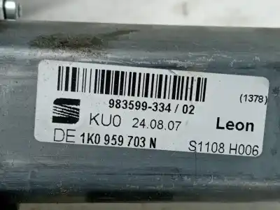 Автозапчасти б/у регулятор стекла заднего левого за seat leon (1p1) reference ссылки oem iam 1k0959703n   Автозапчасти б/у регулятор стекла заднего левого за seat leon (1p1) reference ссылки oem iam 1k0959703n
