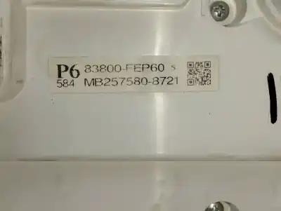 Peça sobressalente para automóvel em segunda mão quadrante por toyota corolla (e21) hybrid active referências oem iam 83800fep60  
