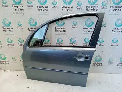 Second-hand car spare part left front door for citroen c3 1.4 oem iam references 