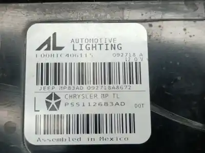 Second-hand car spare part left tailgate light for jeep compass ii limited 4x4 oem iam references p55112683ad  