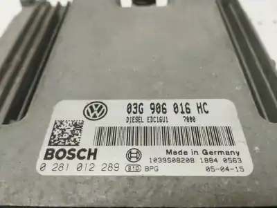 Second-hand car spare part ecu engine control for seat altea (5p1) reference oem iam references 0281012289  