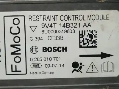 Second-hand car spare part airbag control unit for ford kuga (cbv) titanium oem iam references 9v4t14b321aa  