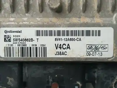 Peça sobressalente para automóvel em segunda mão centralina de motor uce por ford kuga (cbv) titanium referências oem iam 8v4112a650ca  