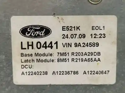 Second-hand car spare part driver left window regulator for ford kuga (cbv) titanium oem iam references 7m51r203a29db  