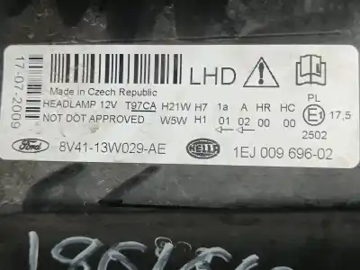 Second-hand car spare part right headlight for ford kuga (cbv) titanium oem iam references 8v4113w029ae  