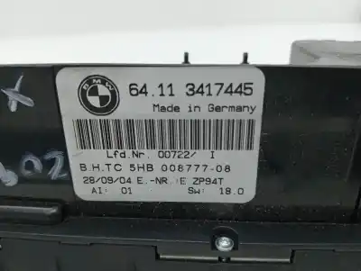 Peça sobressalente para automóvel em segunda mão comando de sofagem (chauffage / ar condicionado) por bmw x3 (e83) 3.0i referências oem iam 64113417445  