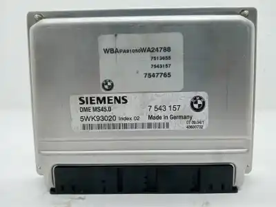 Second-hand car spare part Ecu Engine Control for BMW X3 (E83) 3.0i OEM IAM references 7543157  