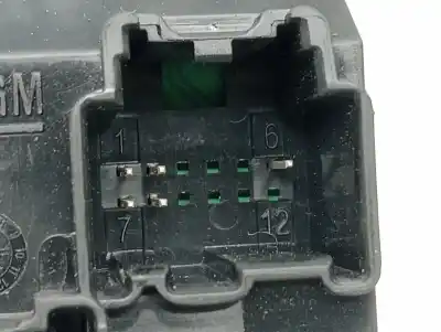 Peça sobressalente para automóvel em segunda mão botão / interruptor elevador vidro dianteiro direito por opel meriva enjoy referências oem iam 1330188  