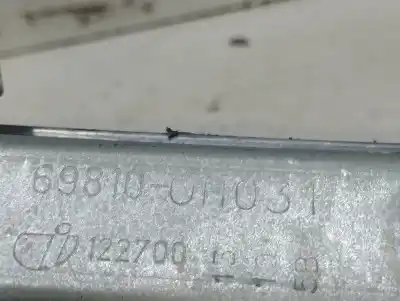 Second-hand car spare part passenger side right window regulator for citroen c1 feel oem iam references 698100h031  