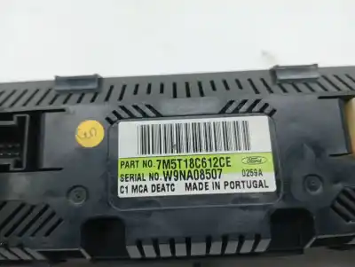 Second-hand car spare part climate control for ford kuga (cbv) titanium oem iam references 7m5t18c612ce  