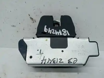 Peça sobressalente para automóvel em segunda mão fechadura do mala por citroen c3 1.4 hdi exclusive referências oem iam 9684648680  