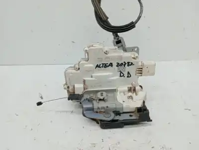 Peça sobressalente para automóvel em segunda mão fechadura da porta dianteira direita por seat altea (5p1) reference referências oem iam 1p1837016  