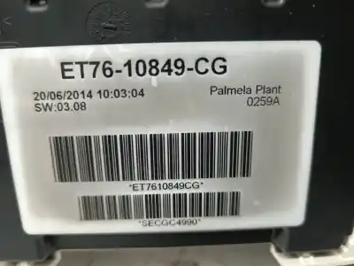 Peça sobressalente para automóvel em segunda mão quadrante por ford transit courier ambiente referências oem iam et7610849cg  