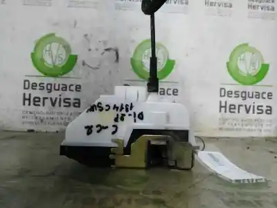 Second-hand car spare part left front door lock for citroen c2 vtr oem iam references   