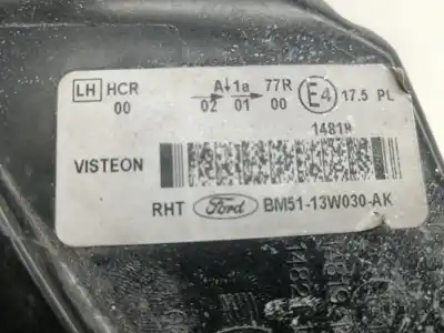 Second-hand car spare part left headlight for ford focus lim. (cb8) trend oem iam references bm5113w030ak  