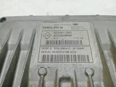 Peça sobressalente para automóvel em segunda mão centralina de motor uce por renault clio iii business referências oem iam 8200911560  