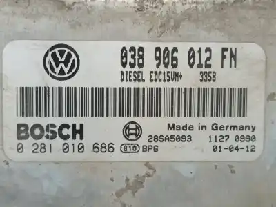 Автозапчасти б/у блок управления двигателем за seat leon (1m1) stella ссылки oem iam 038906012  