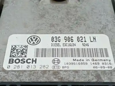 Second-hand car spare part ecu engine control for seat altea (5p1) reference oem iam references 03g906021ln 0281013282 