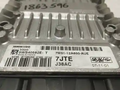Second-hand car spare part ecu engine control for ford c-max (cb3) trend oem iam references 7m5112a650aue  