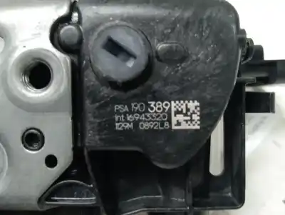 Peça sobressalente para automóvel em segunda mão fechadura da porta traseira esquerda por citroen c4 cactus shine referências oem iam 190389 a048069 16943320