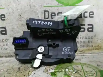 Second-hand car spare part front right door lock for opel combo familiar oem iam references 13154792  