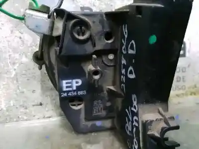 Second-hand car spare part front right door lock for opel combo familiar oem iam references 24434883  