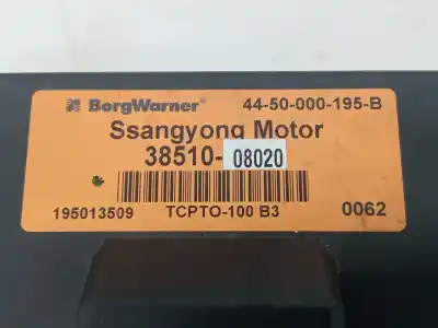 Pièce détachée automobile d'occasion module électronique pour ssangyong kyron 200 xdi limited références oem iam 3851008020 195013509 445000195b
