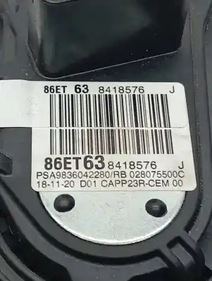Peça sobressalente para automóvel em segunda mão pedal acelerador por citroen berlingo feel m referências oem iam 9836042280  86et638418576