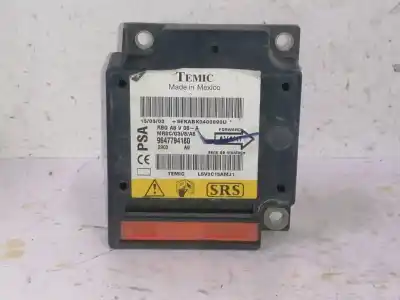 Автозапчастина б/у блок управління подушками безпеки для CITROEN C3 (F DESDE 11/2001) 1.1 8V Посилання на OEM IAM 9647794180  