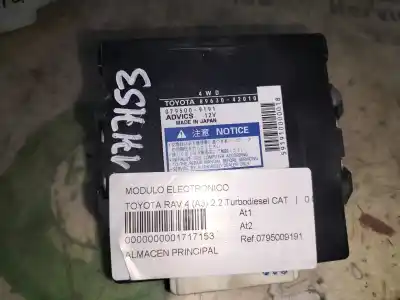 Pezzo di ricambio per auto di seconda mano  per TOYOTA RAV 4 (A3)  Riferimenti OEM IAM 0795009191  