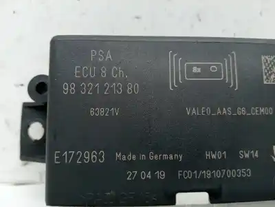 Peça sobressalente para automóvel em segunda mão módulo eletrônico por citroen c4 cactus shine referências oem iam 9832121380  