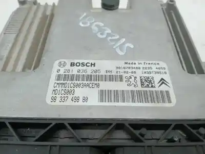 Second-hand car spare part ecu engine control for citroen berlingo feel m oem iam references 9833749880  