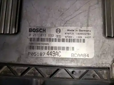 Second-hand car spare part ecu engine control for dodge caliber 2.0 16v crd cat oem iam references p05187449ac  0281013693