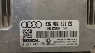 Peça sobressalente para automóvel em segunda mão centralina de motor uce por audi a3 (8p) 1.9 tdi ambiente referências oem iam 03g906021cs 0291012608 03g906021cs