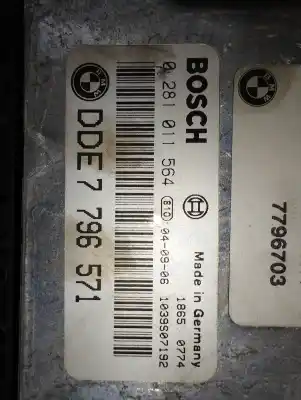 Second-hand car spare part ecu engine control for bmw serie x3 (e83) 2.0d [2.0 ltr. - 110 kw 16v diesel cat] oem iam references 0281011564 dde7796571 1039s07192